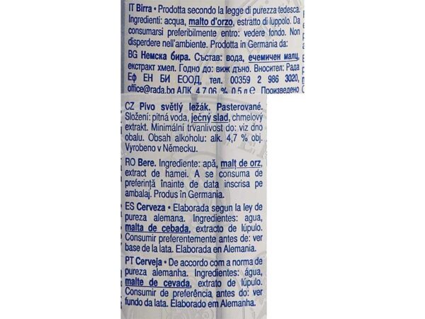BIRRA OETTINGER 500CL - immagine 3