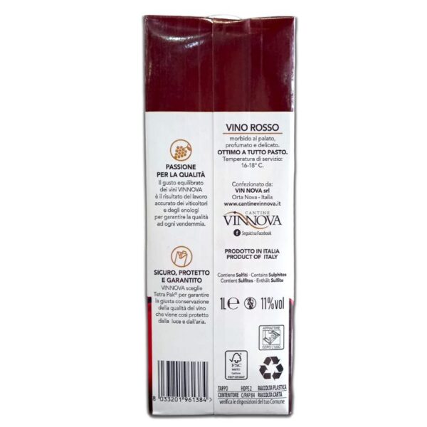 VINO BORGO DUCALE 1 LT BRIK ROSSO - immagine 2