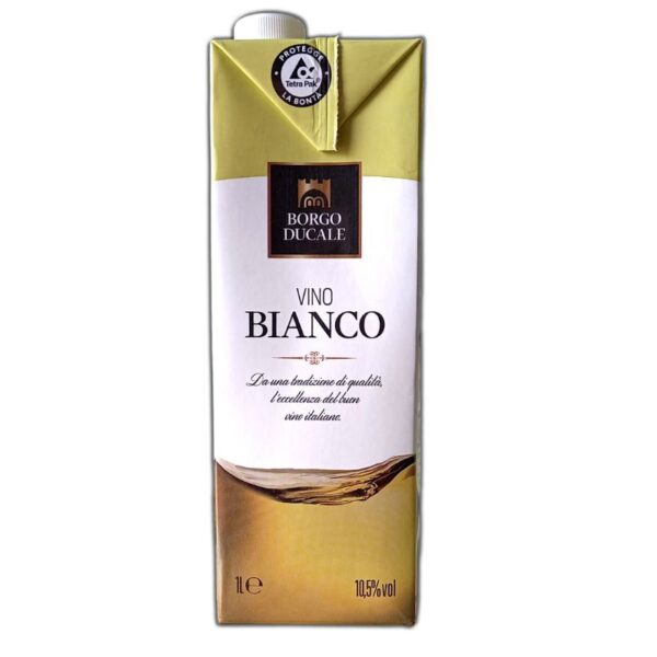 VINO BORGO DUCALE 1 LT BRIK BIANCO - immagine 3