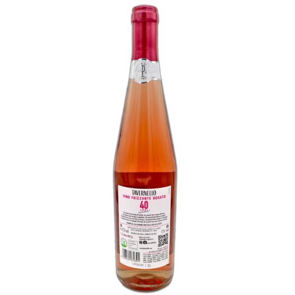 VINO TAVERNELLO 0,75L FRIZZANTE ROSATO - immagine 3