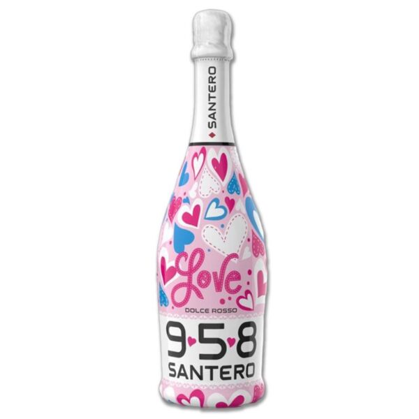 SPUMANTE SANTERO 75CL DOLCE ROSSO LOVE - immagine 2