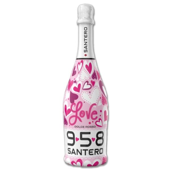 SPUMANTE SANTERO 75CL DOLCE ROSSO LOVE - immagine 3