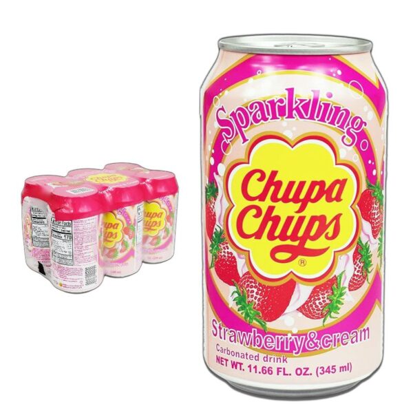 BIBITA CHUPA CHUPS 345ML CREMA FRAGOLA