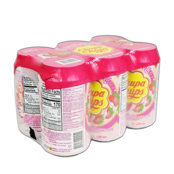 BIBITA CHUPA CHUPS 345ML CREMA FRAGOLA - immagine 4