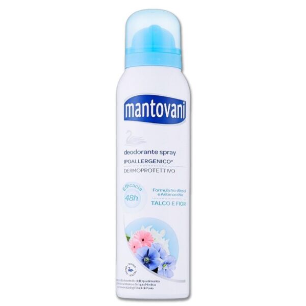 DEODORANTE MANTOVANI 150ML SPRAY TALCO