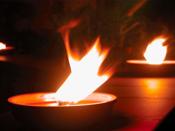 CANDELA D.18CM CITRONELLA TERRACOTTA - immagine 3