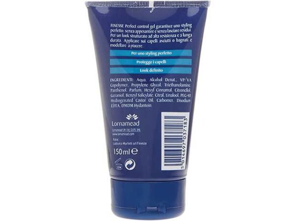 GEL CAPELLI FINESSE 150ML   PERFECT CONTROL - immagine 2