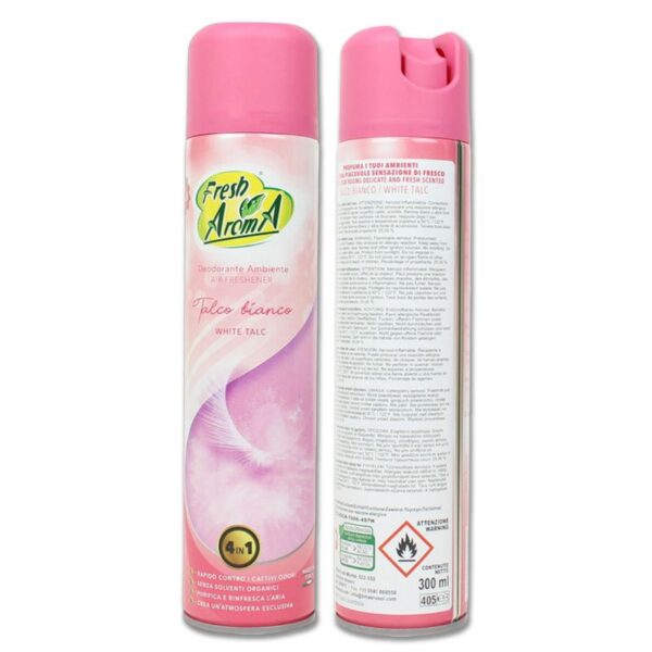 DEODORANTE AMBIENTE FRESH AROMA 300ML SPRAY TALCO - immagine 3