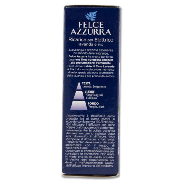 RICARICA DIFFUSORE FELCE AZZURRA 20ML ARIA DI CASA LAVANDA E IRIS - immagine 2