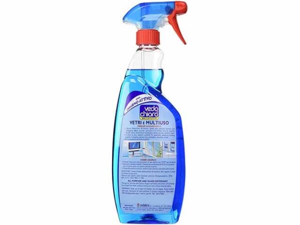 DETERGENTE VETRI E MULTIUSO VEDO CHIARO 500ML SPRAY BRILLATUTTO - immagine 2