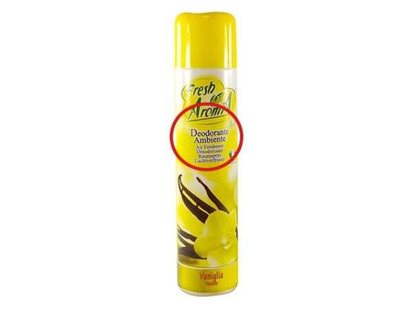 DEODORANTE AMBIENTE FRESH AROMA 300ML SPRAY VANIGLIA - immagine 3