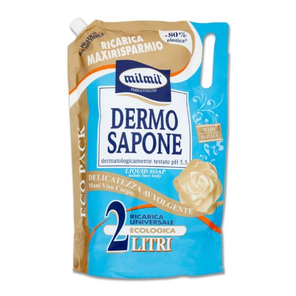 SAPONE LIQUIDO MIL MIL ECORICARICA 2L DERMO