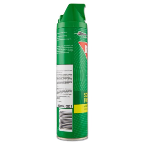 INSETTICIDA BAYGON 400ML SPRAY  SCARAFAGGI E FORMICHE AZIONE RAPIDA - immagine 2