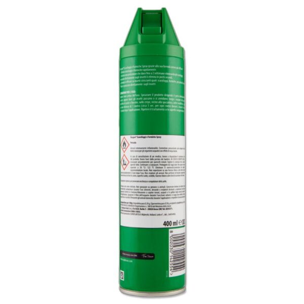 INSETTICIDA BAYGON 400ML SPRAY  SCARAFAGGI E FORMICHE AZIONE RAPIDA - immagine 3