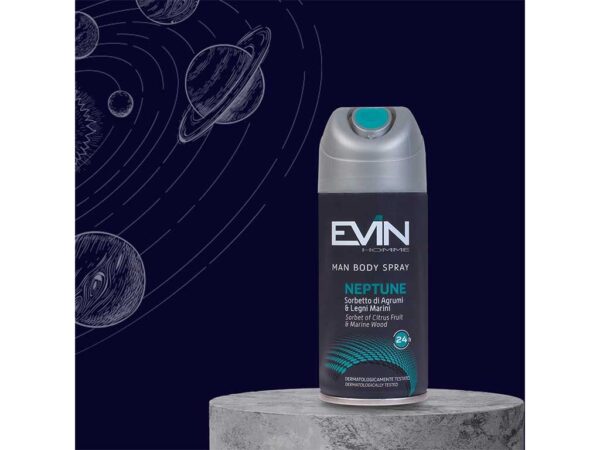 DEODORANTE UOMO EVIN 150ML NEPTUNE - immagine 2