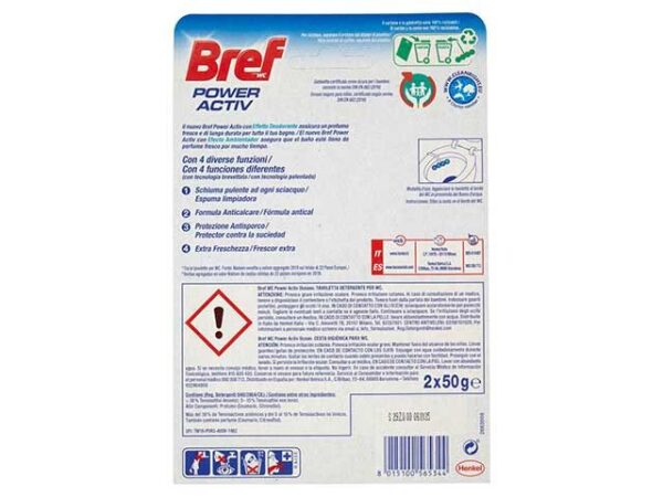 TAVOLETTA WC BREF POWERACTIV 2PZ 50GR OC - immagine 3