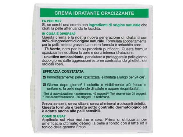 CREMA GARNIER 50ML IDRATANTE PRODIGIOSA CON TE' VERDE - immagine 2