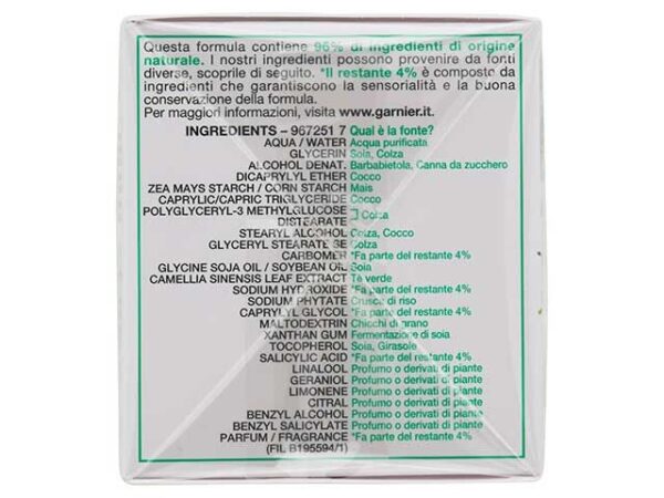 CREMA GARNIER 50ML IDRATANTE PRODIGIOSA CON TE' VERDE - immagine 3