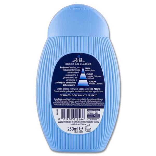 DOCCIA GEL FELCE AZZURRA 250ML CLASSICO - immagine 3