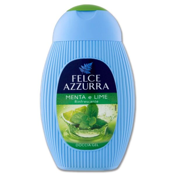 DOCCIA GEL FELCE AZZURRA 250ML  MENTA E LIME