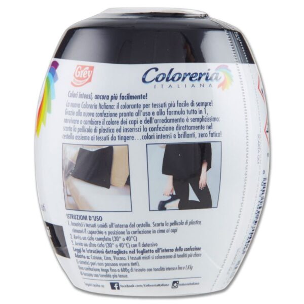 COLORERIA ITALIANA 350G NERO INTENSO NEW - immagine 4