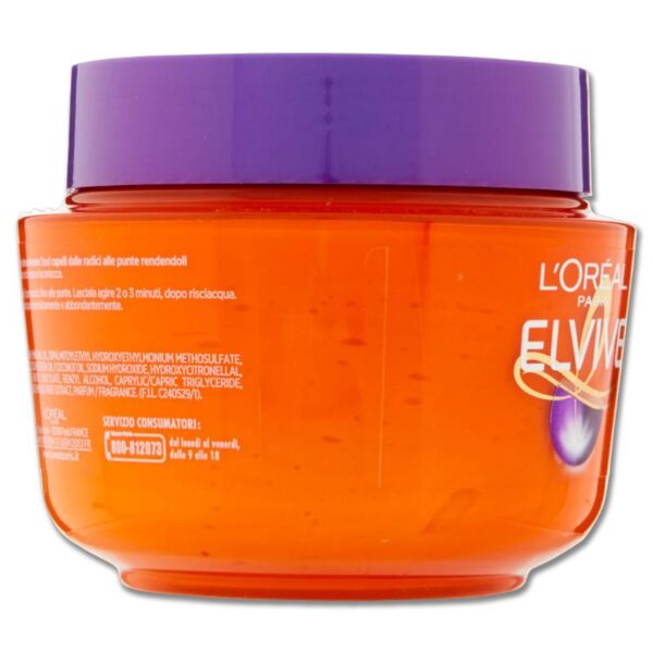 MASCHERA CAPELLI ELVIVE 300ML RICCI SUB - immagine 2