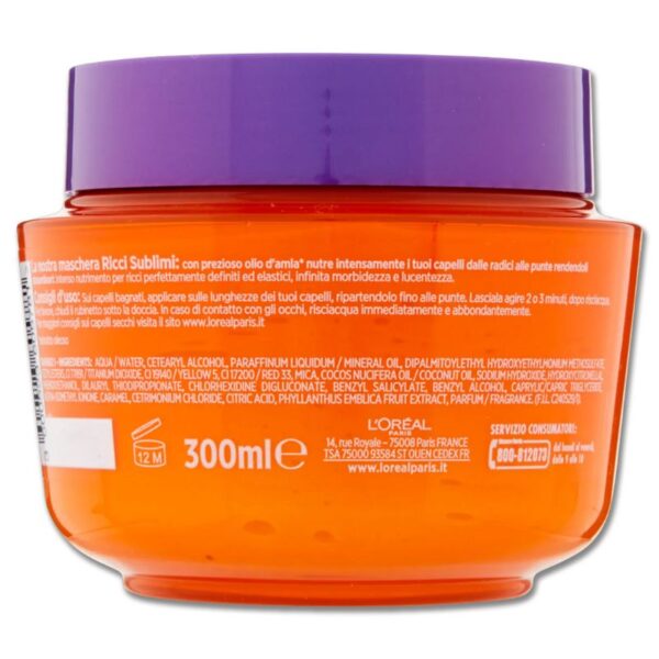 MASCHERA CAPELLI ELVIVE 300ML RICCI SUB - immagine 3