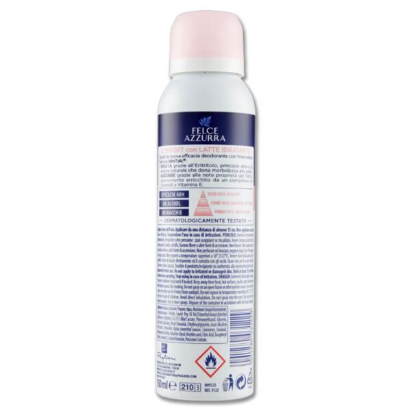 DEODORANTE FELCE AZZURRA 150ML SPRAY  COMFORT - immagine 3