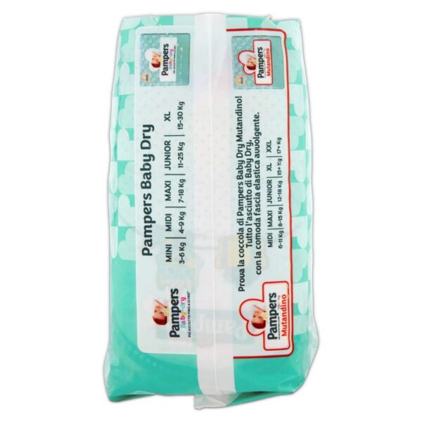 PANNOLINI PAMPERS BABY DRY 3-6KG MINI - immagine 4