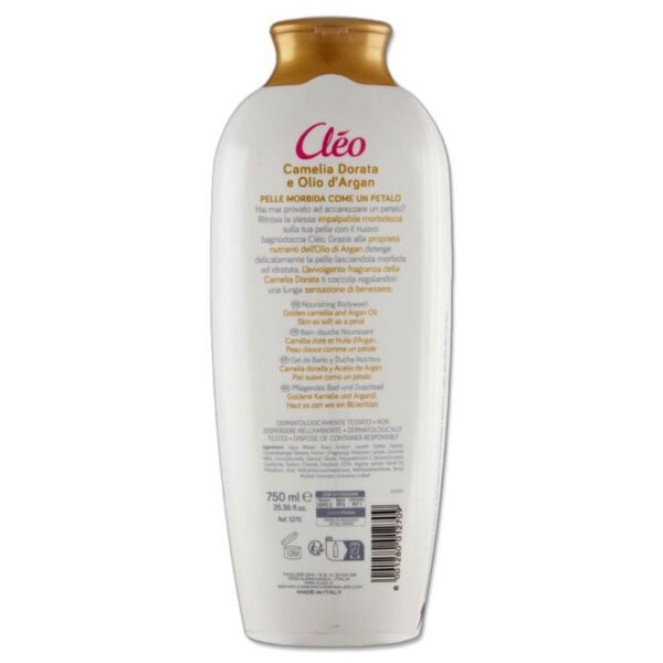 BAGNODOCCIA CLEO 750ML ARGAN E CAMELIA - immagine 3