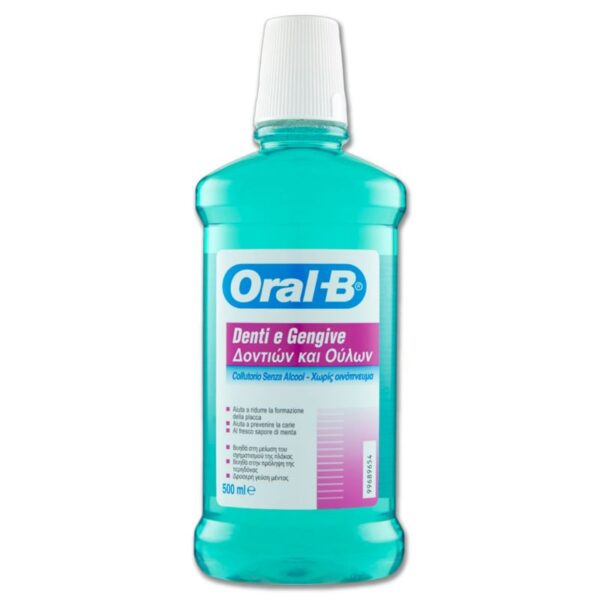 COLLUTORIO ORAL B 500ML DENTI&GENGIVE