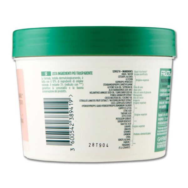 MASCHERA FRUCTIS 390ML HAIR FOOD ANGURI - immagine 3