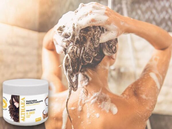 MASCHERA CAPELLI ALTHAEA 500ML COCCO - immagine 2