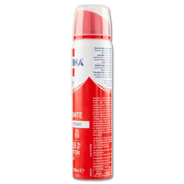 DETERGENTE AMUCHINA 100ML SPRAY  DISINFETTANTE - immagine 4