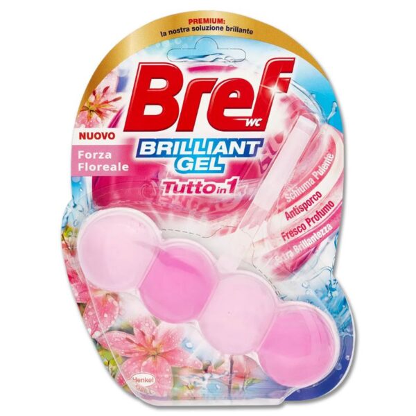 TAVOLETTA WC BREF BRILLIANT GEL 42G FORZA FLOREALE