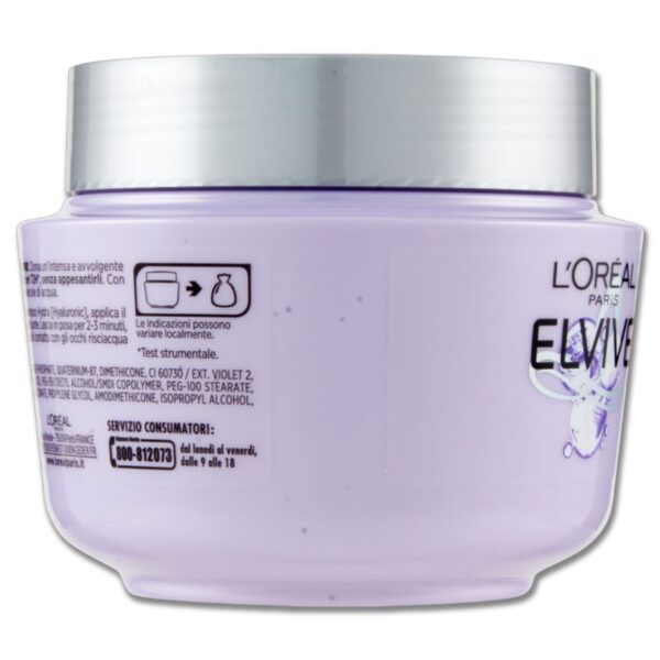 MASCHERA CAPELLI ELVIVE 300ML HYALURON - immagine 2