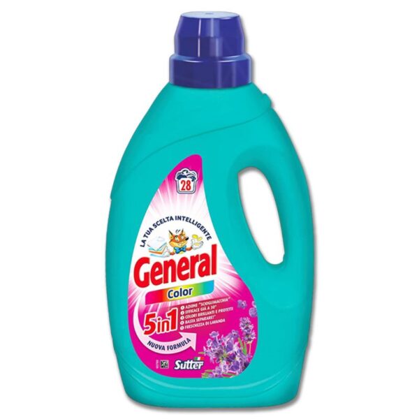 DETERSIVO LAVATRICE GENERAL 28 LAVAGGI 1,26L COLOR