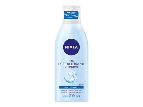 LATTE DETERGENTE TONICO 2IN1 NIVEA 200ML