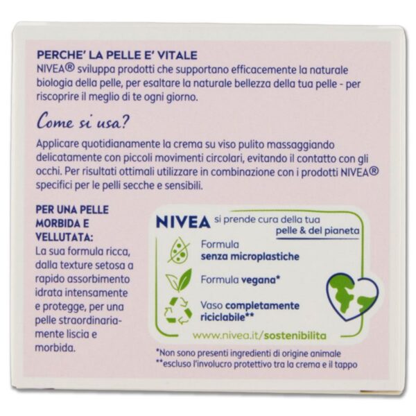 CREMA GIORNO NIVEA 50ML NUTRIENTE - immagine 3