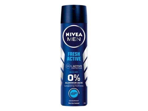 DEODORANTE NIVEA 150ML SPRAY  FRESH ACTIVE