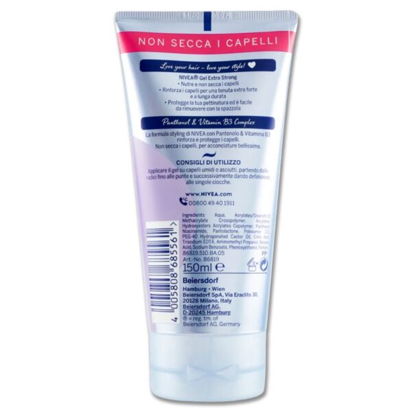 GEL STYLING CAPELLI NIVEA 150ML  EXTRA STRONG - immagine 3