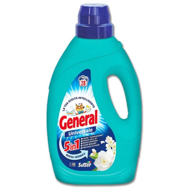 DETERSIVO LAVATRICE GENERAL 28 LAVAGGI 1,26L UNIVERSALE