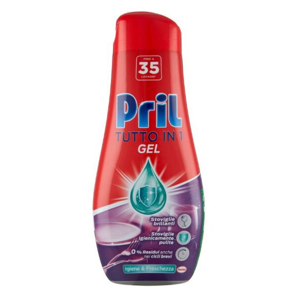 DETERSIVO GEL LAVASTOVIGLIE PRIL 630ML FRESCHEZZA