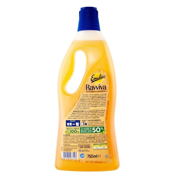 DETERGENTE EMULSIO 750ML RAVVIVA PARQUET - immagine 3
