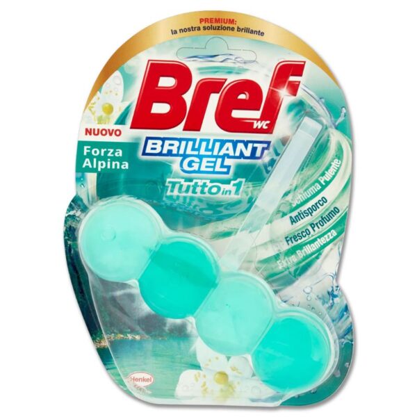 TAVOLETTA WC BREF BRILLIANT GEL 42G  FRESCHEZZA ALPINA