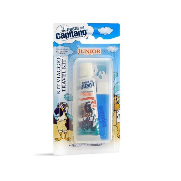 DENTIFRICIO E SPAZZOLINO DA VIAGGIO  PASTA DEL CAPITANO JUNIOR - immagine 2