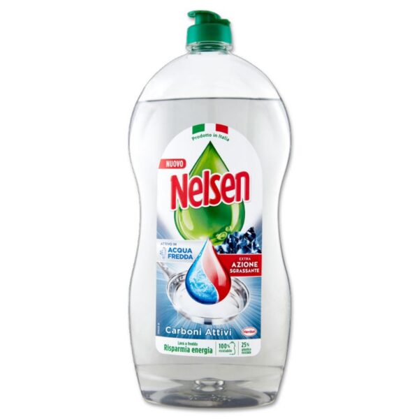 DETERSIVO PIATTI NELSEN 850ML CARBONI