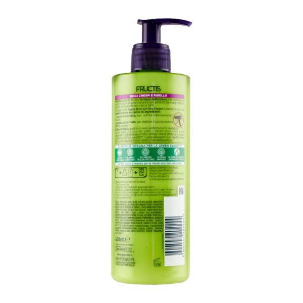 CREMA CAPELLI FRUCTIS HAIR DRY 400ML IDRA RICCI - immagine 3