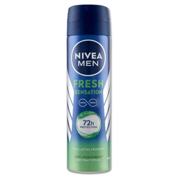 DEODORANTE NIVEA 150ML SPRAY MEN  FRESH SENSATION