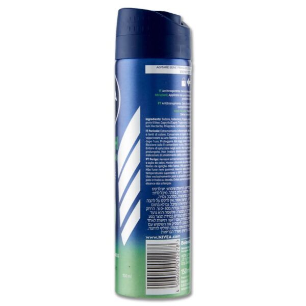 DEODORANTE NIVEA 150ML SPRAY MEN  FRESH SENSATION - immagine 4